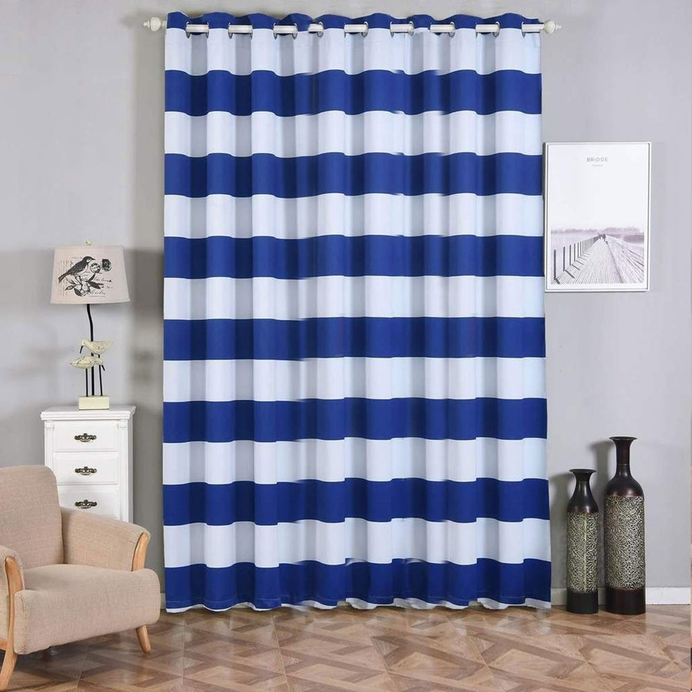 royal blue shower curtain