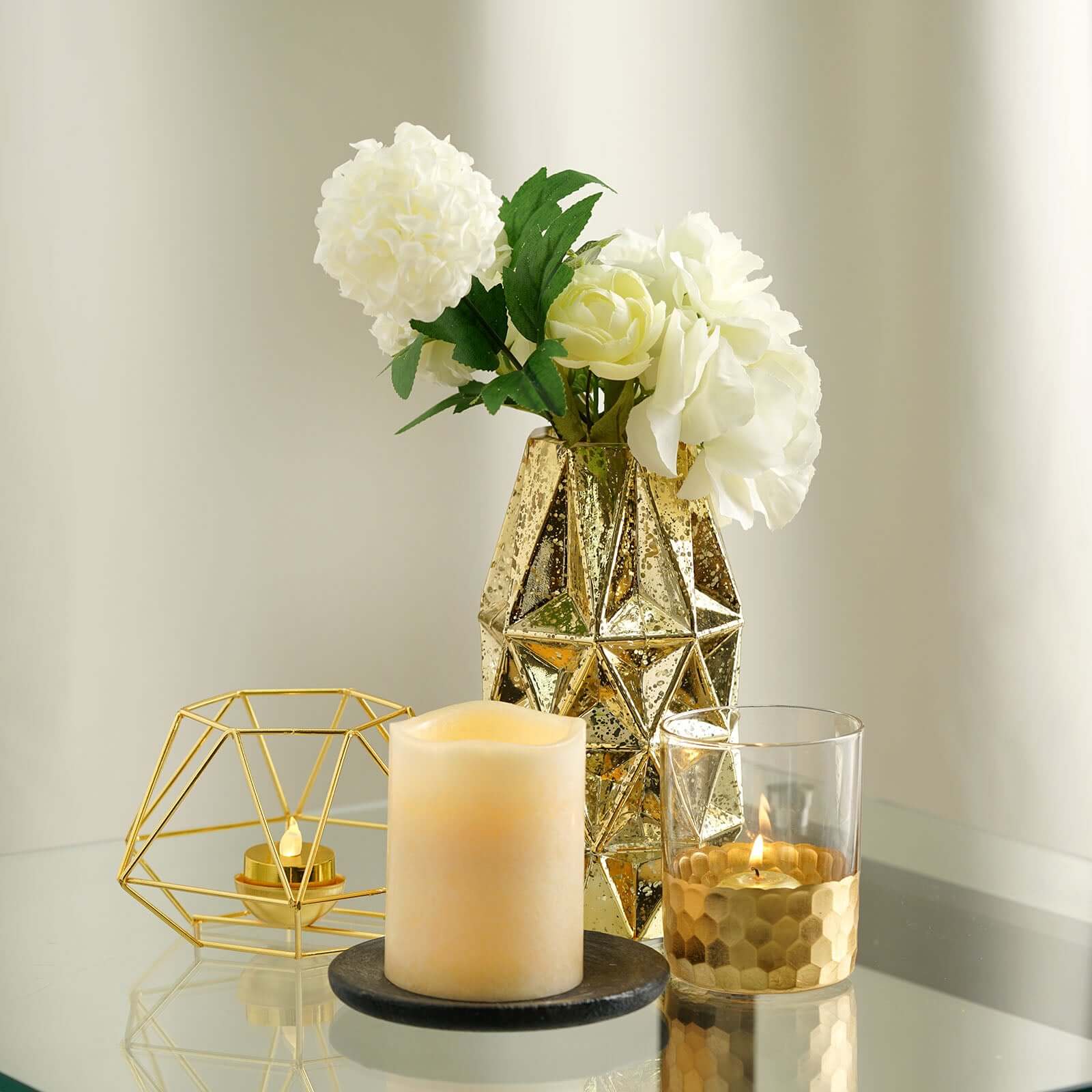 3 candle holder centerpiece