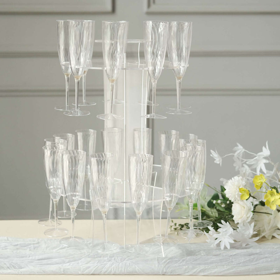 Champagne Glasses Flutes Display Stand Rack Tower Tableclothsfactory