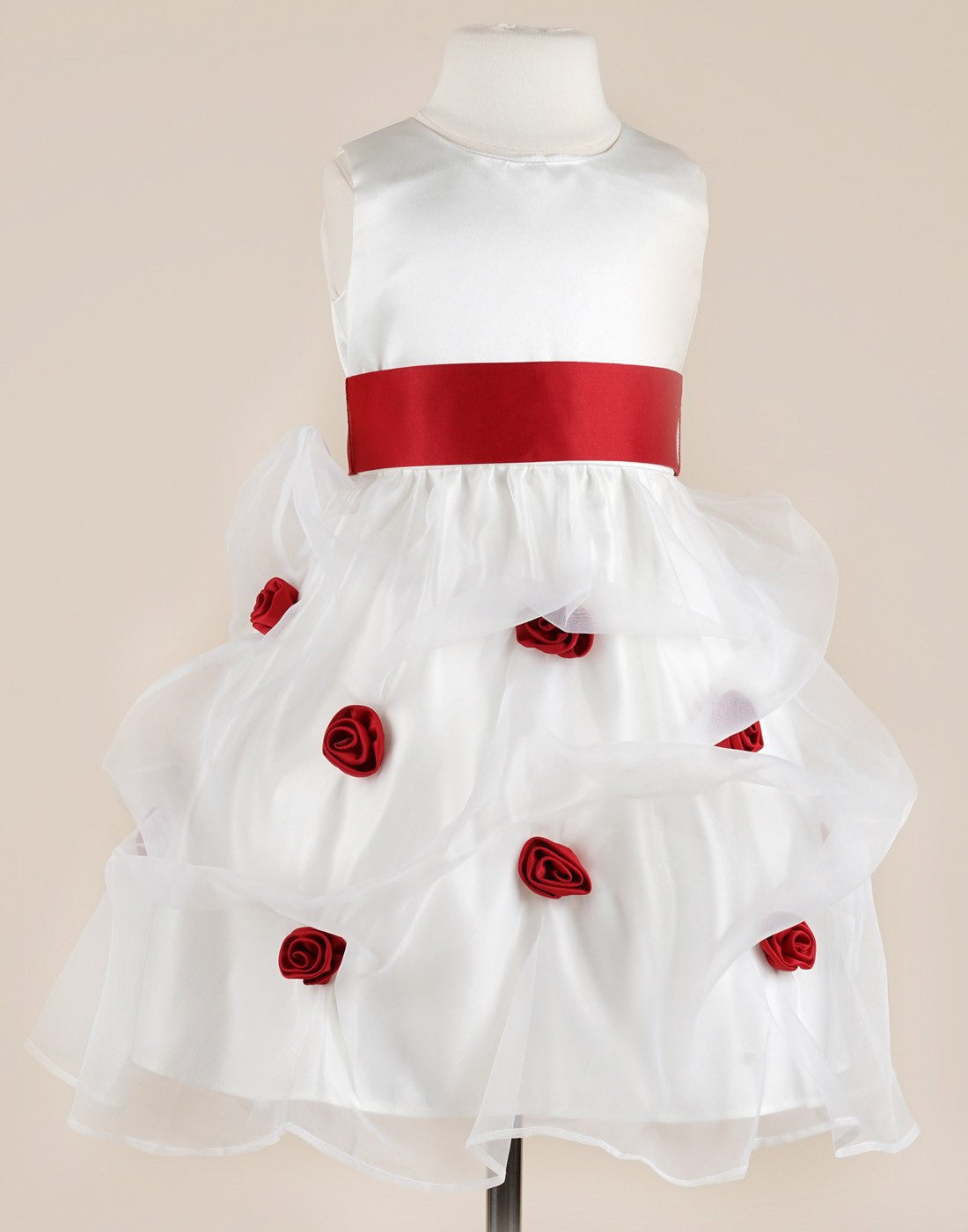 dresses with red roses on them