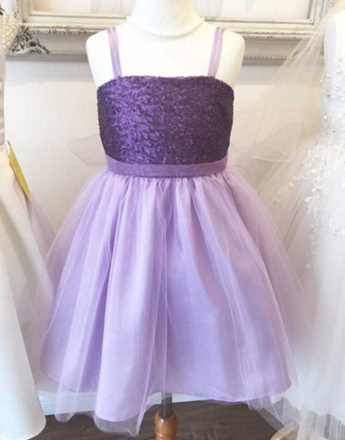 lavender occasion dress