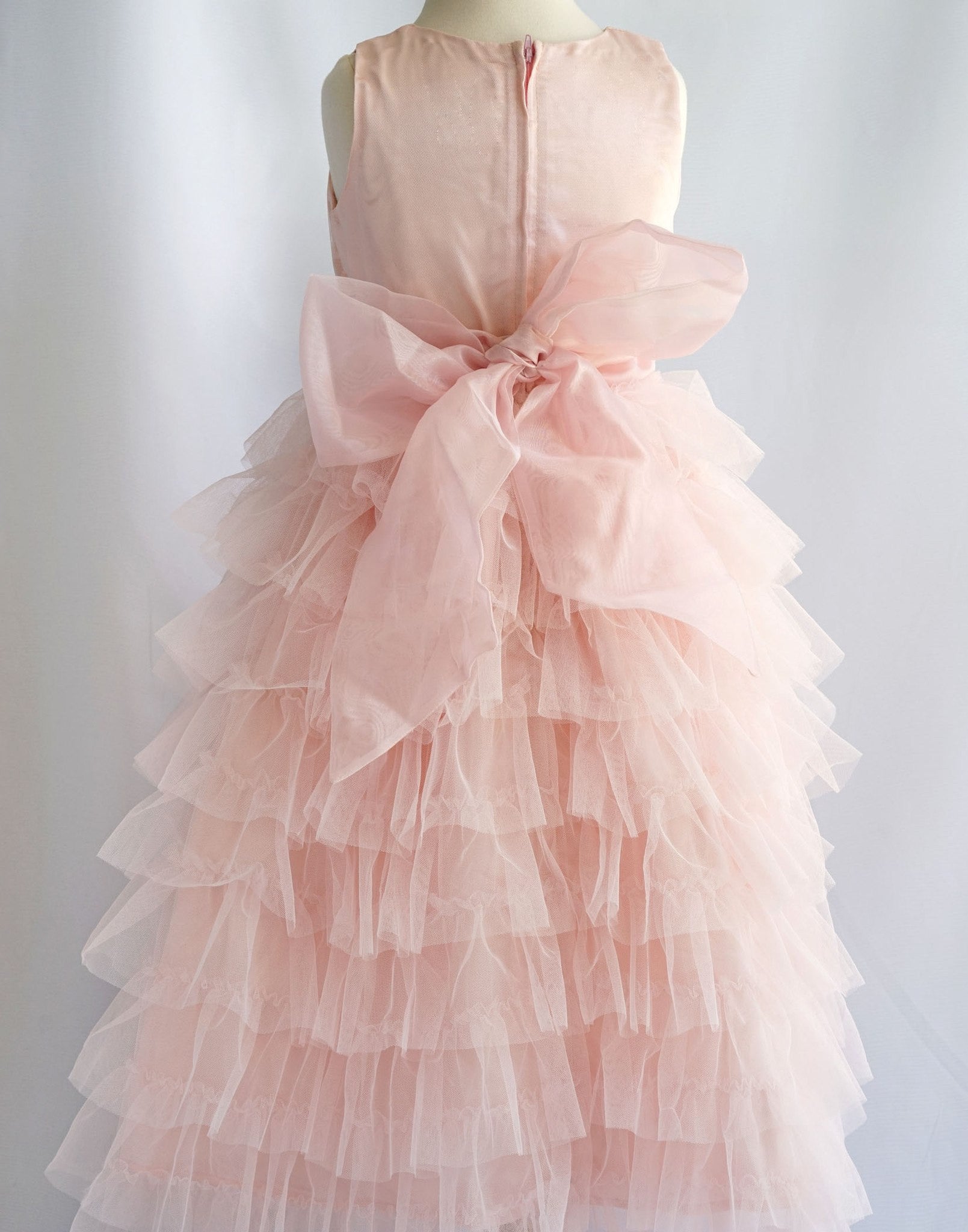 Enchanting Mesh Layered Princess Dress - Pink | eFavorMart ...