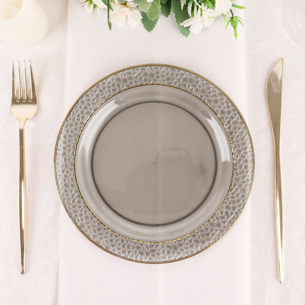 Dessert Appetizer Plates, Round Salad Plates | TableclothsFactory