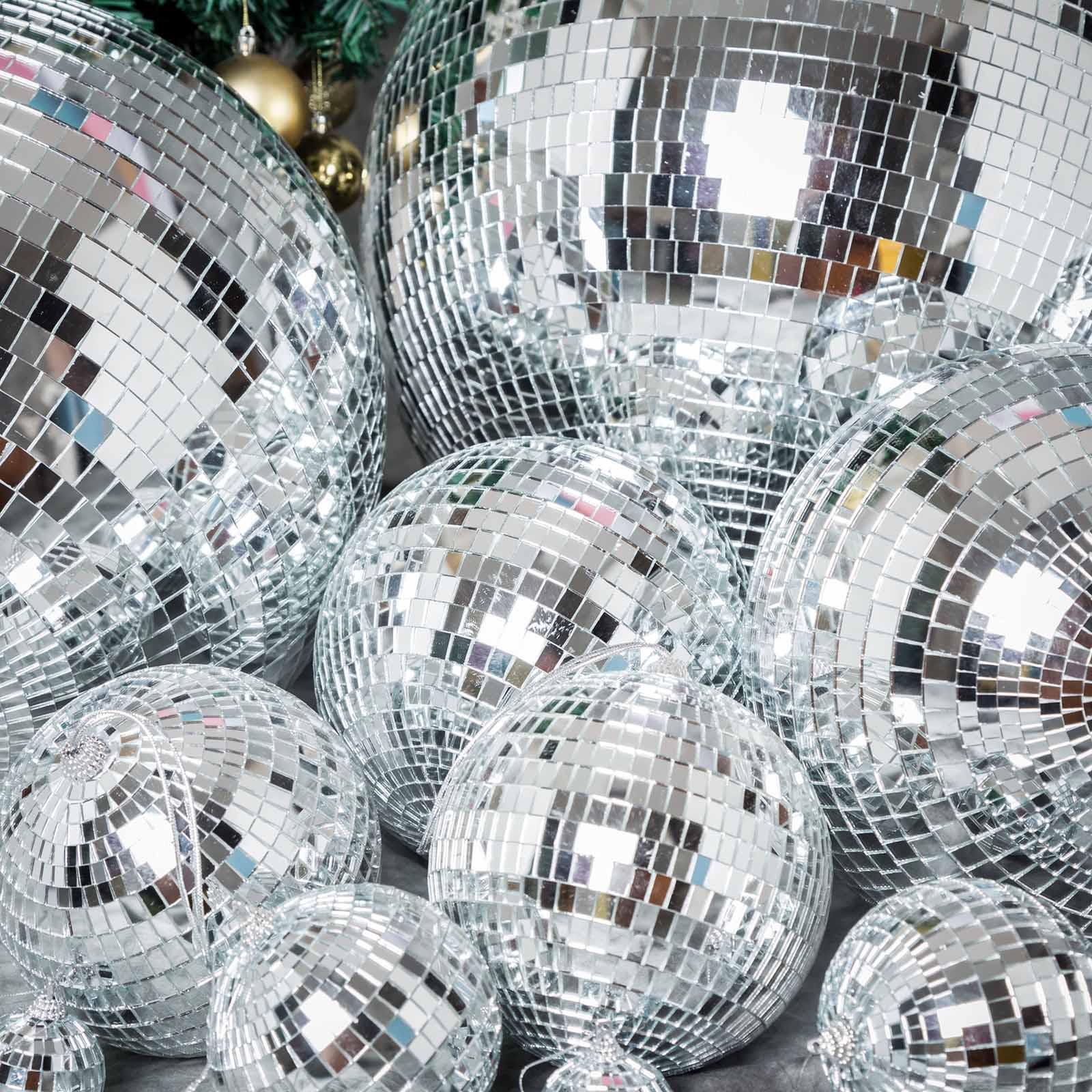 20 Silver Disco Ball Mirror Ball Glitter Ball