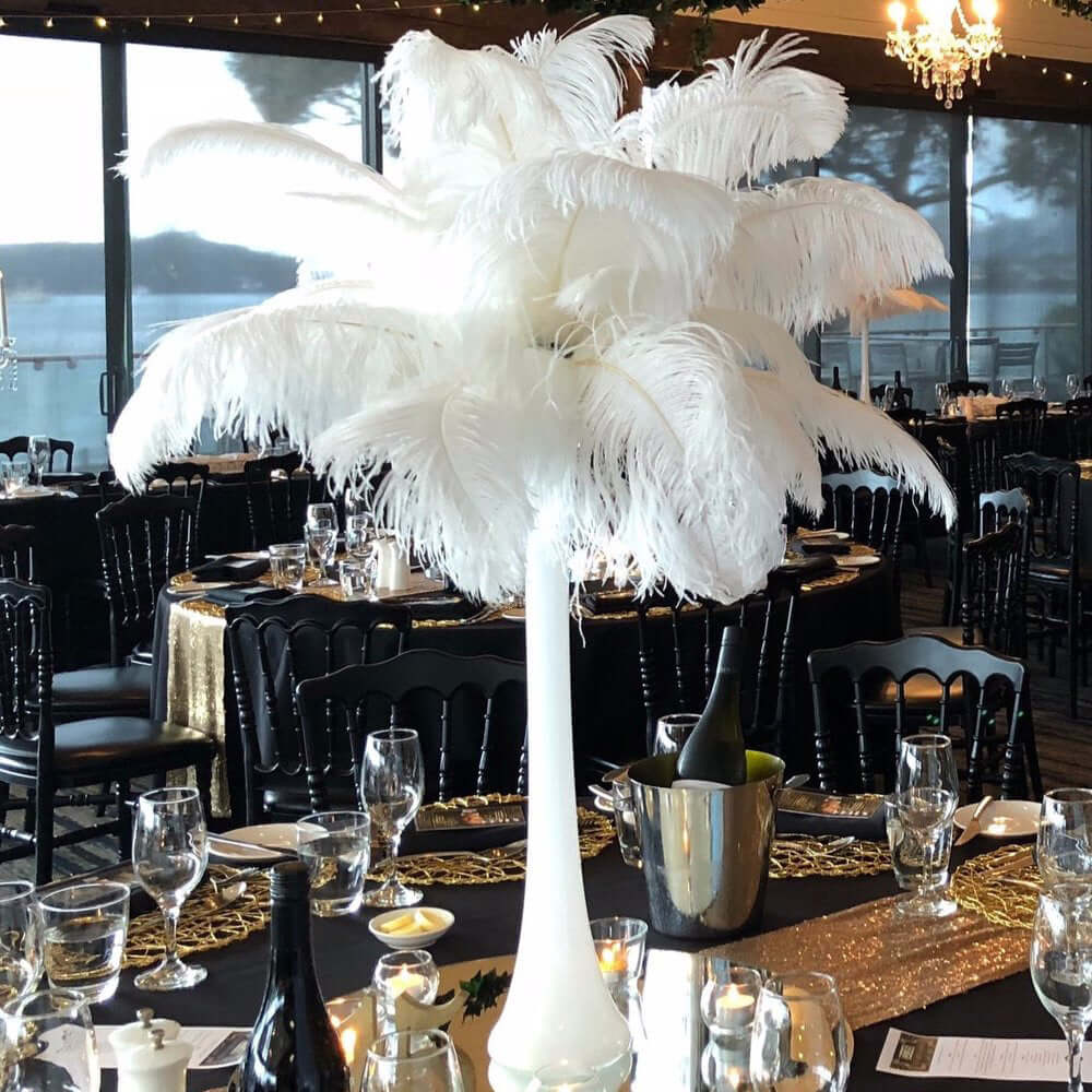 cheap feather centerpieces