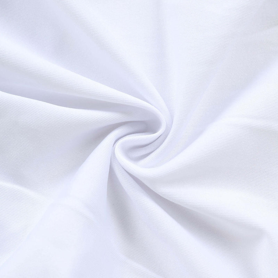 Spandex Fit Round Top Backdrop Cover Arch Cover | TableclothsFactory