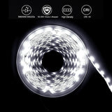 16ft Cool White Flexible Under Cabinet LED Strip Lights Super Bright 5050 SMD Waterproof LED Wall