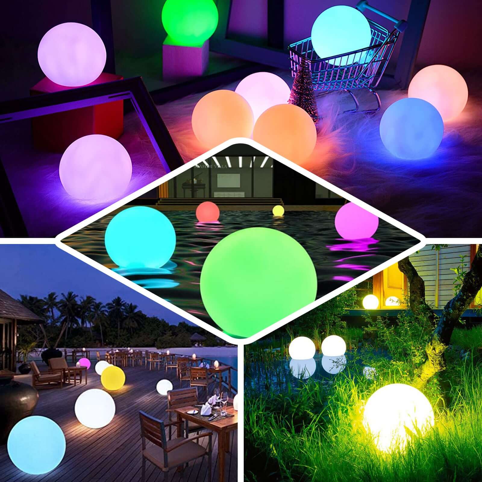 floating led balls