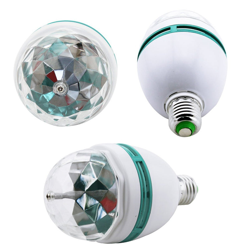 Led Rotating Disco Ball Light E27 E26 Screw Base Party Bulb