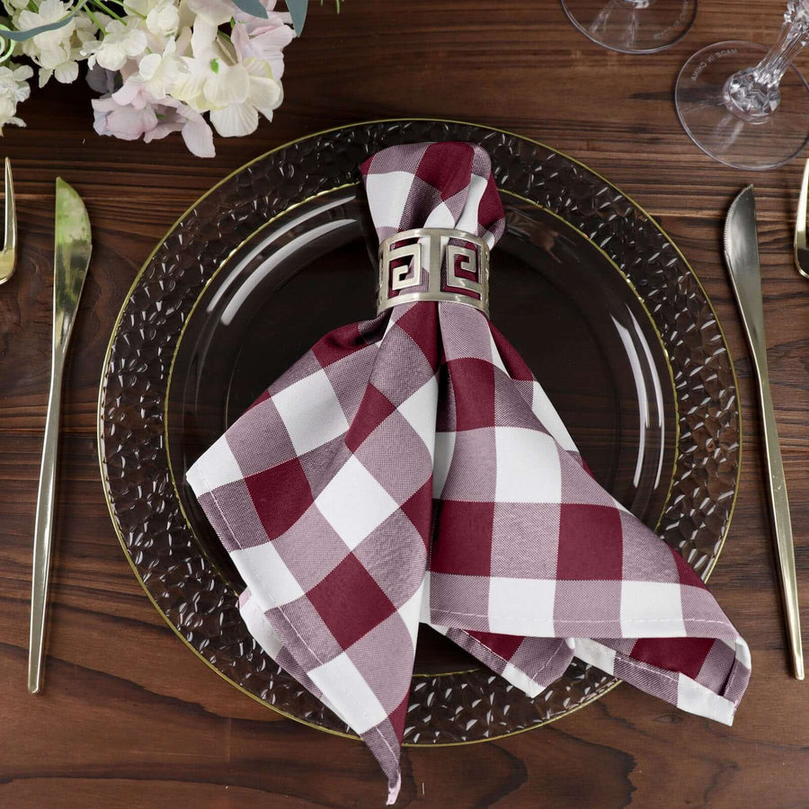 Buffalo Plaid Napkins | 5 Pack | 15