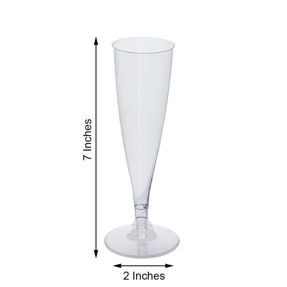 disposable champagne flutes