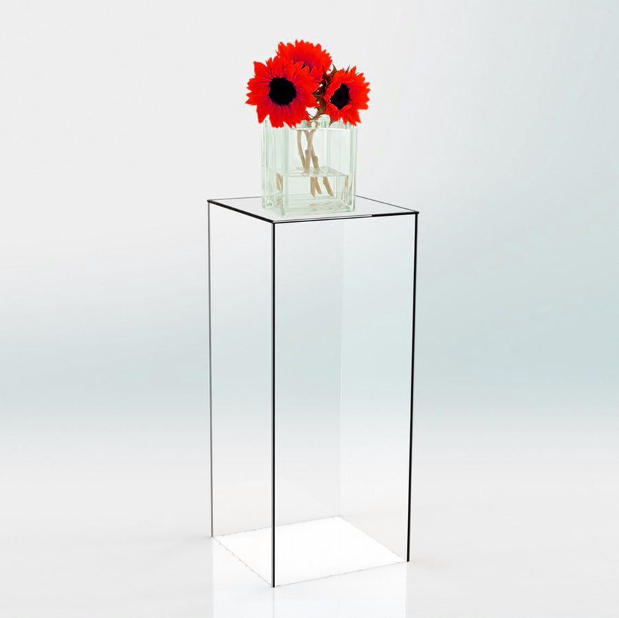 Clear Acrylic Pedestal Risers | Transparent Acrylic Display Boxes ...
