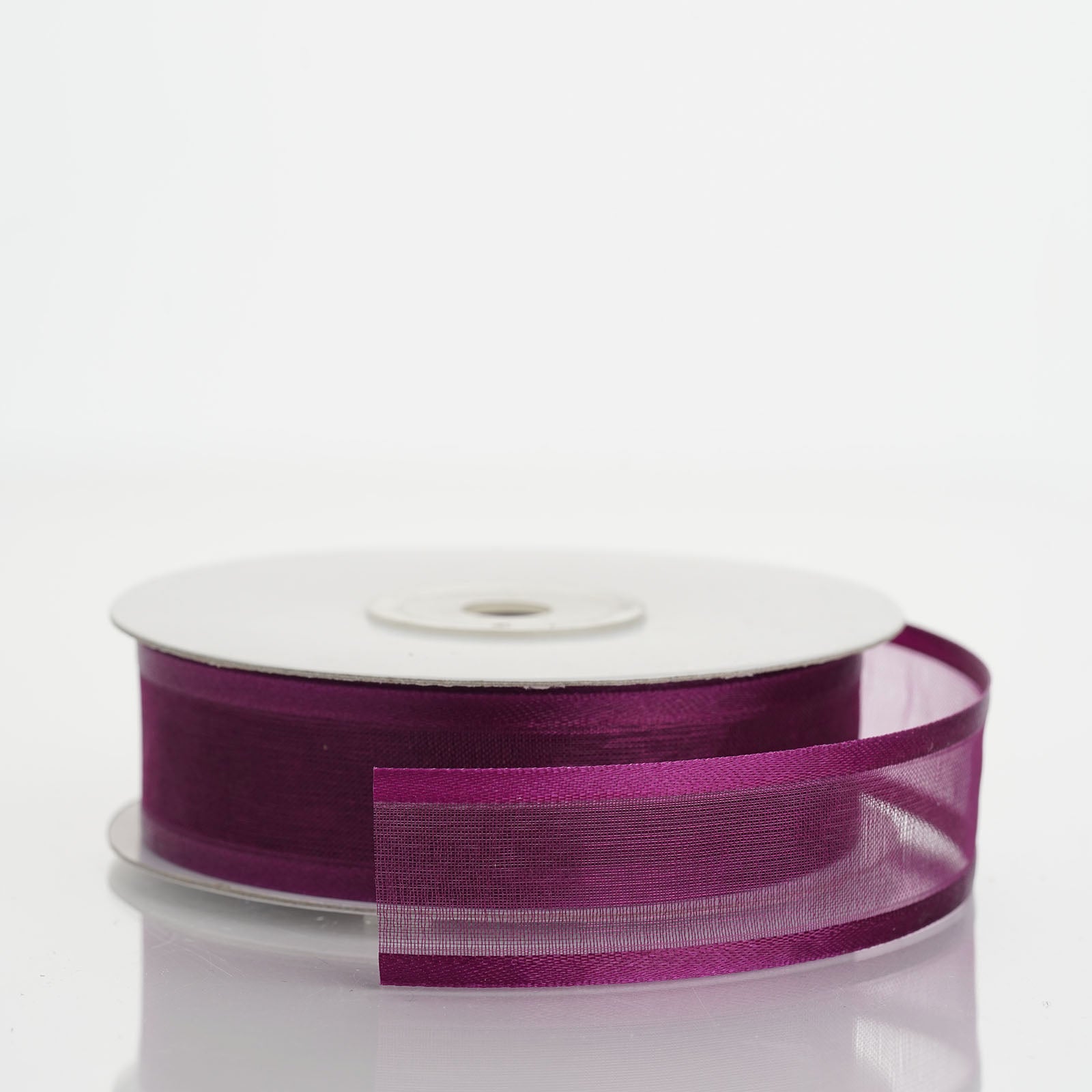 eggplant organza ribbon