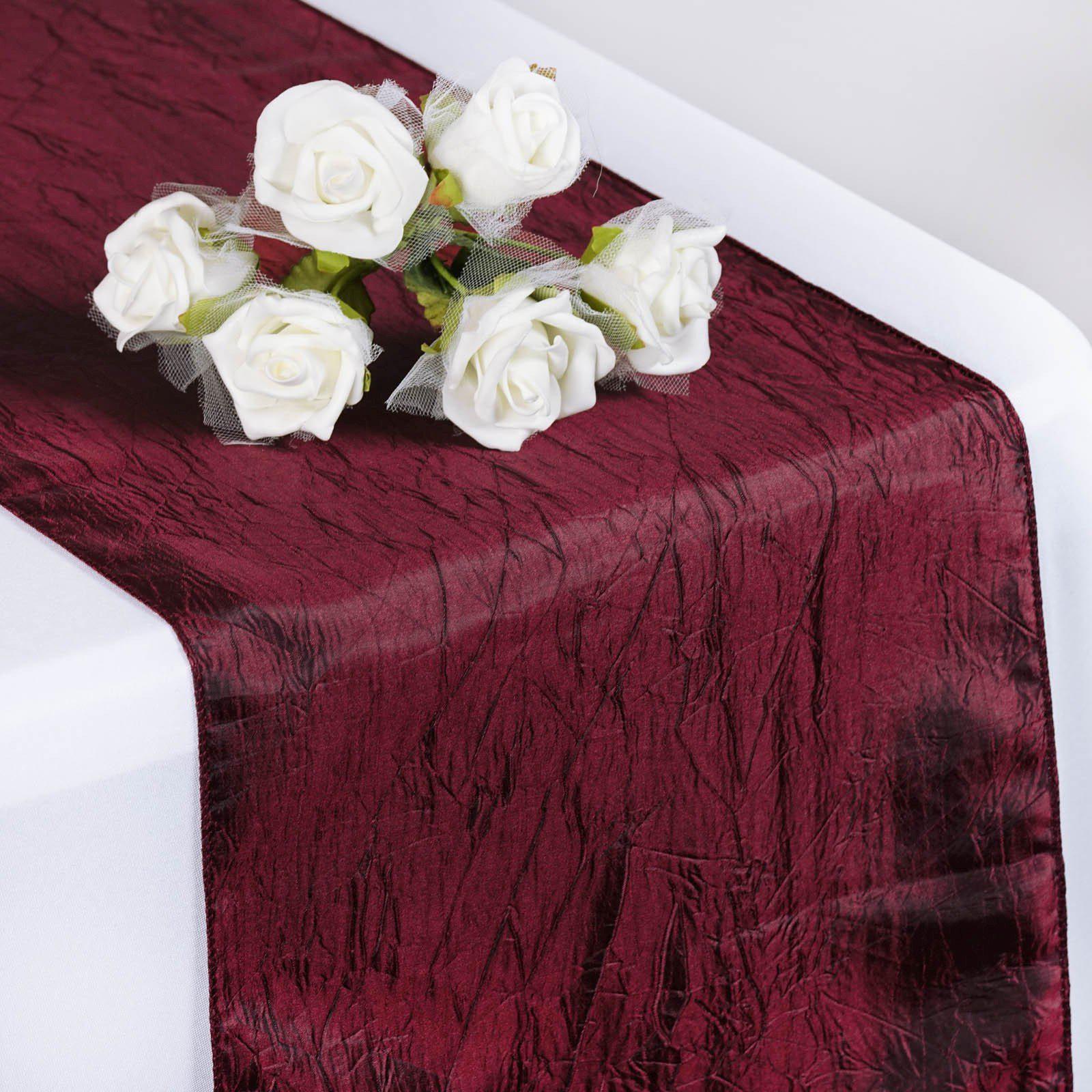 burgundy table runner velvet