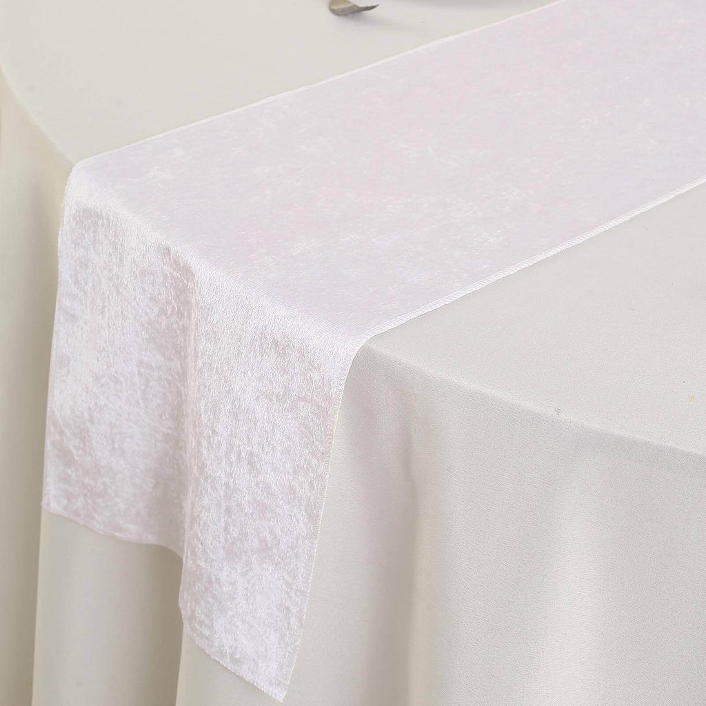 grey velvet table runner