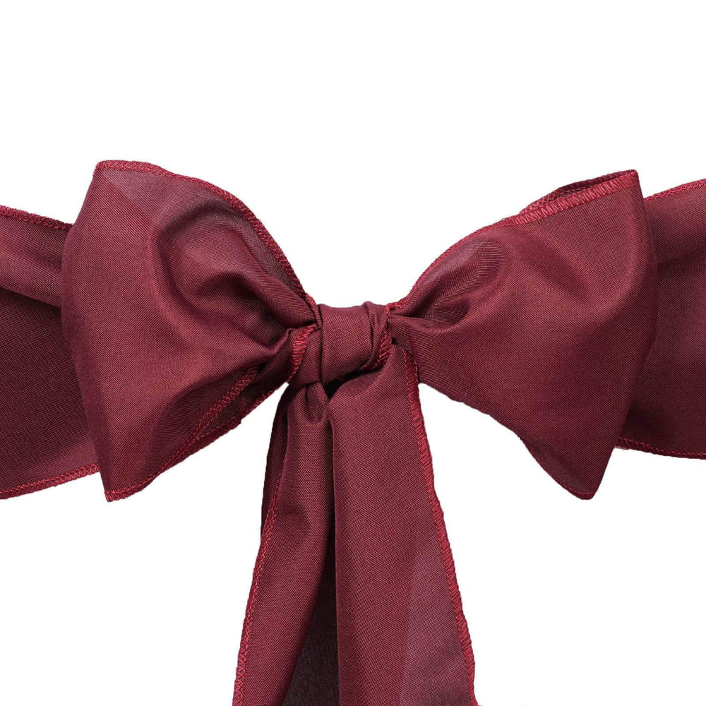 Burgundy Polyester Sash