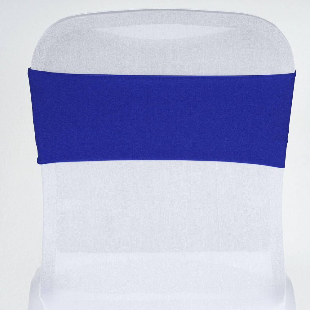 Spandex Chair Sash- Royal Blue