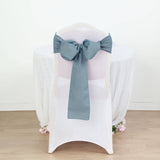 Dusty Blue Polyester Chair Sash
