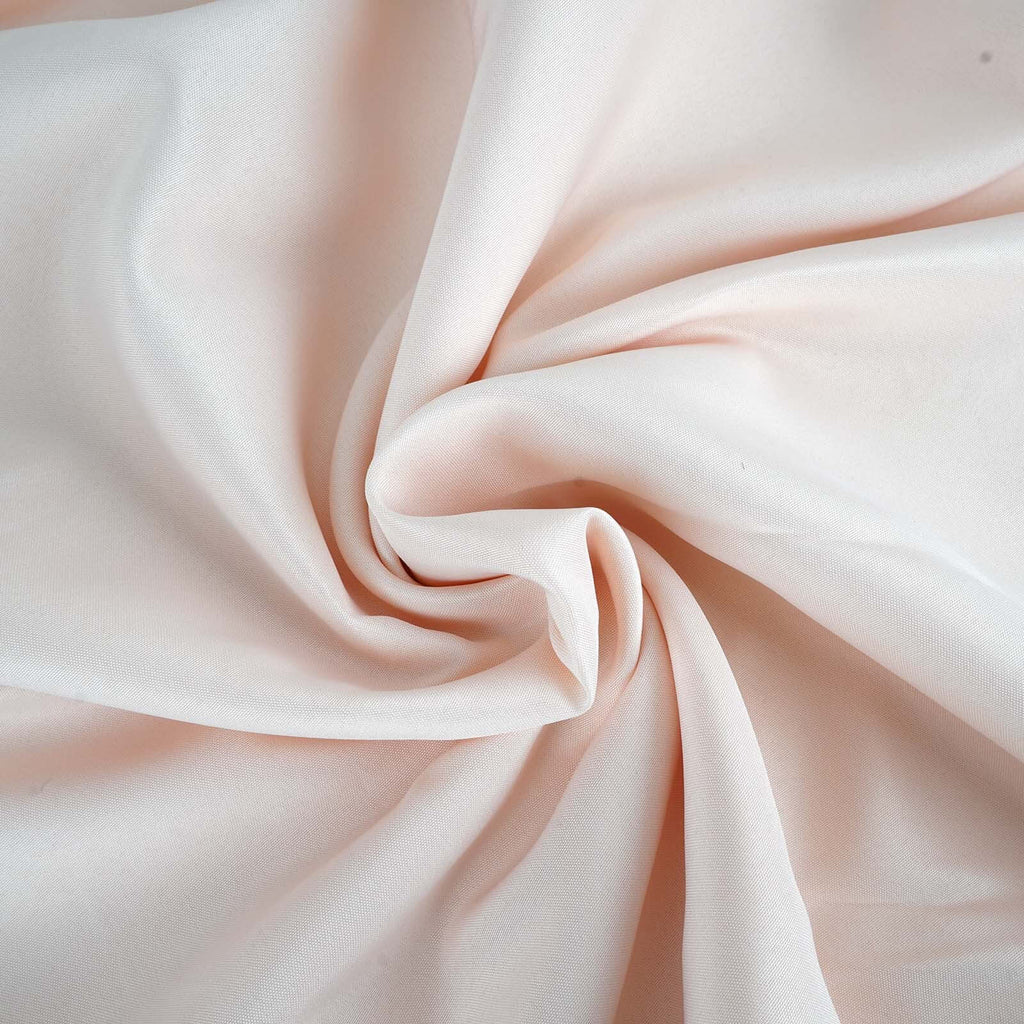 72 X120 Rose Gold Blush Polyester Rectangular Tablecloth Tableclothsfactory