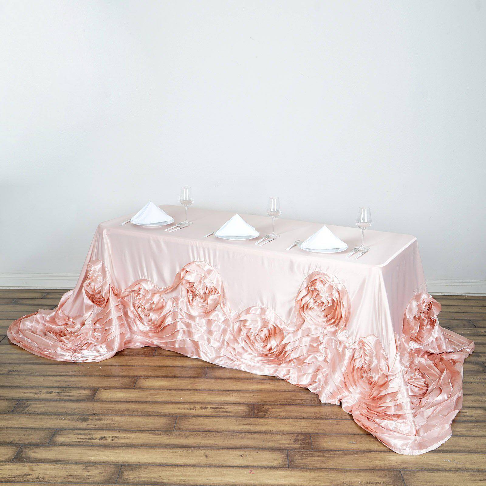 large gold tablecloth