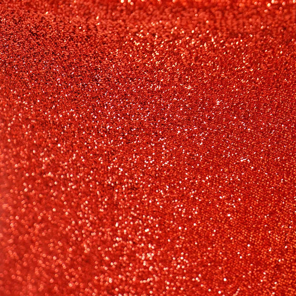 Red Metallic Shiny Glittered Spandex Cocktail Table Cover ...