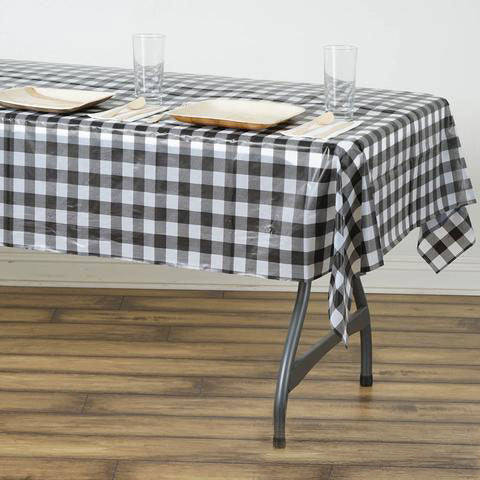 70 round white vinyl tablecloth