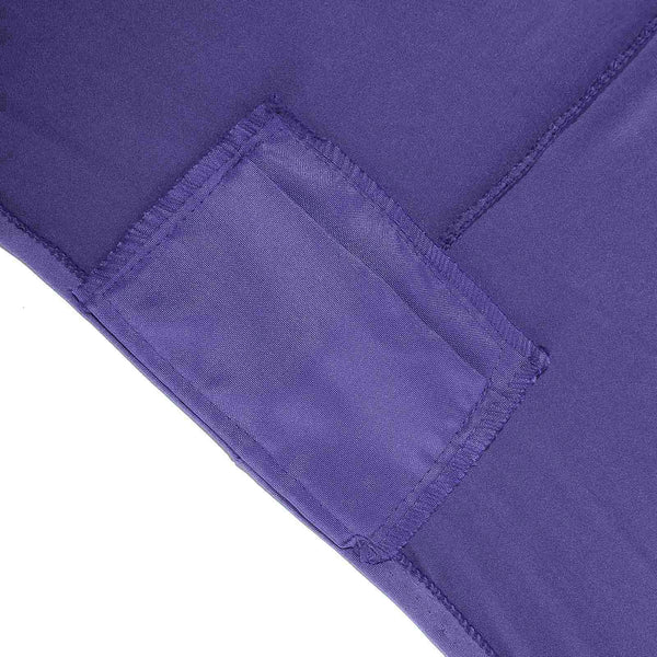 8FT Rectangular Stretch Spandex Tablecloth | TableclothsFactory