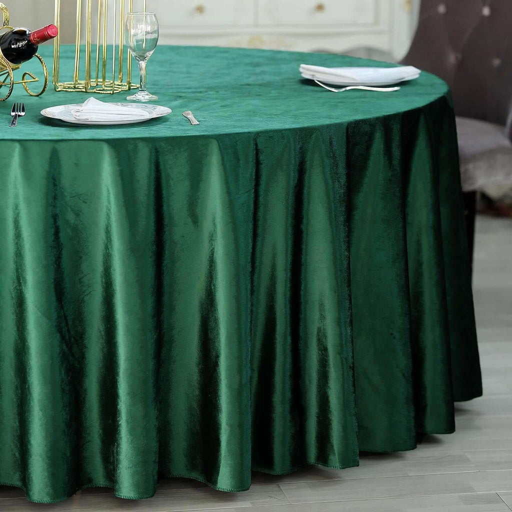 green round tablecloth