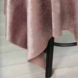 54inch x 54inch Dusty Rose Seamless Premium Velvet Square Tablecloth, Reusable Linen