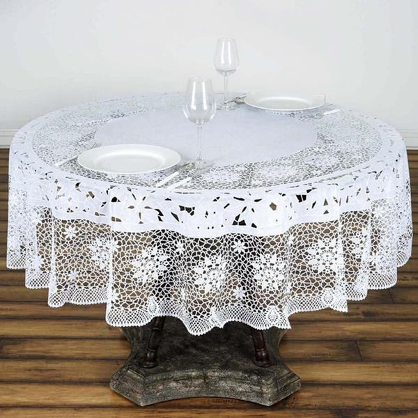 vinyl lace tablecloth