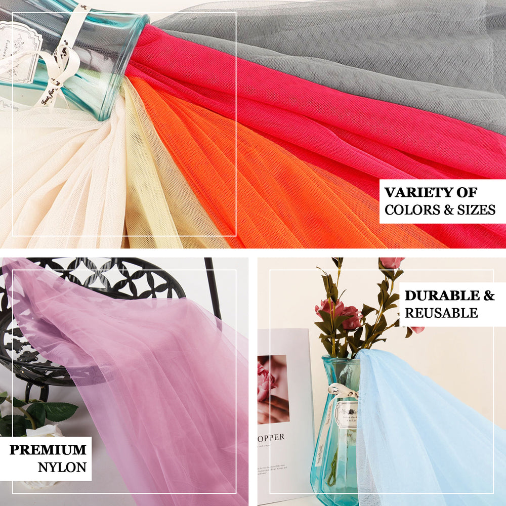 Tulle Fabric - Soft Premium Tulle for Decorating and Crafting