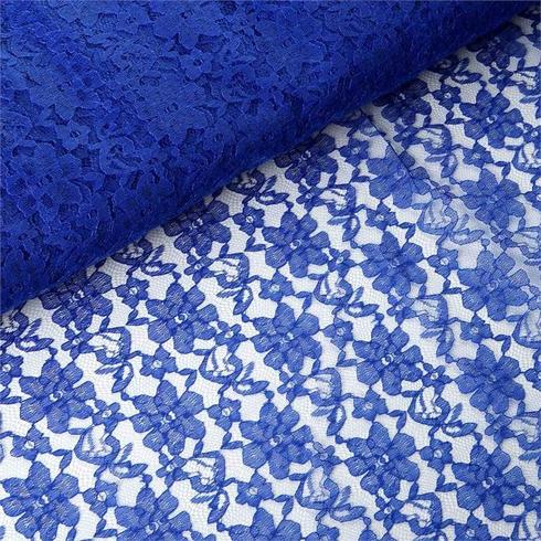 royal blue lace material