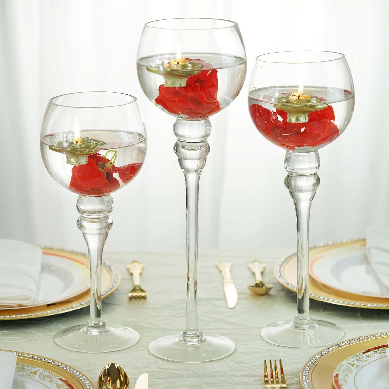 long stem champagne flutes vase