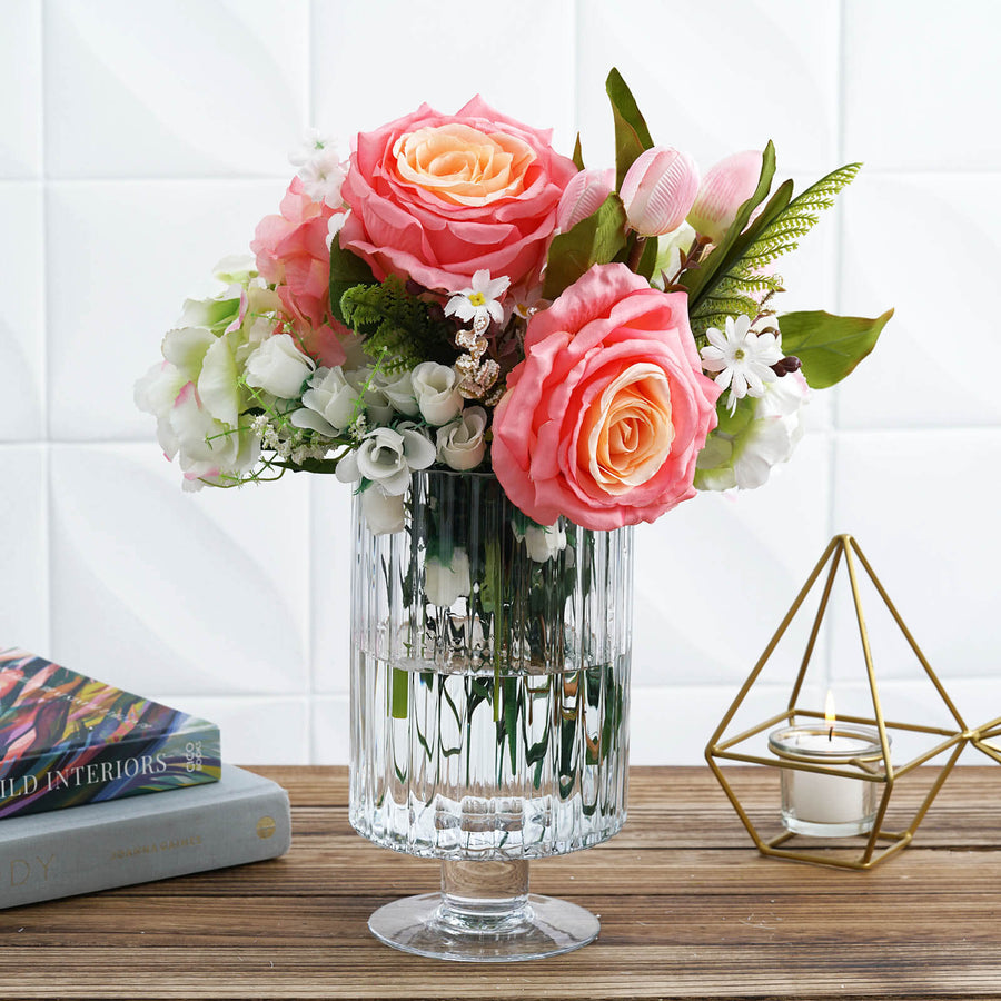 Clear Glass Vases | Glass Candle Holders | Glass Jars | TableclothsFactory