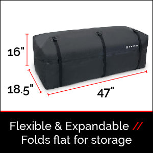 Flexable & Expandable, Folds flat for storage