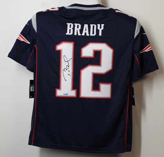 autographed brady jersey