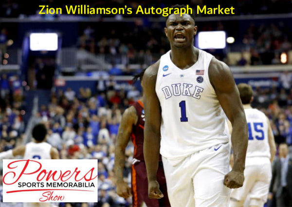 zion williamson autograph jersey