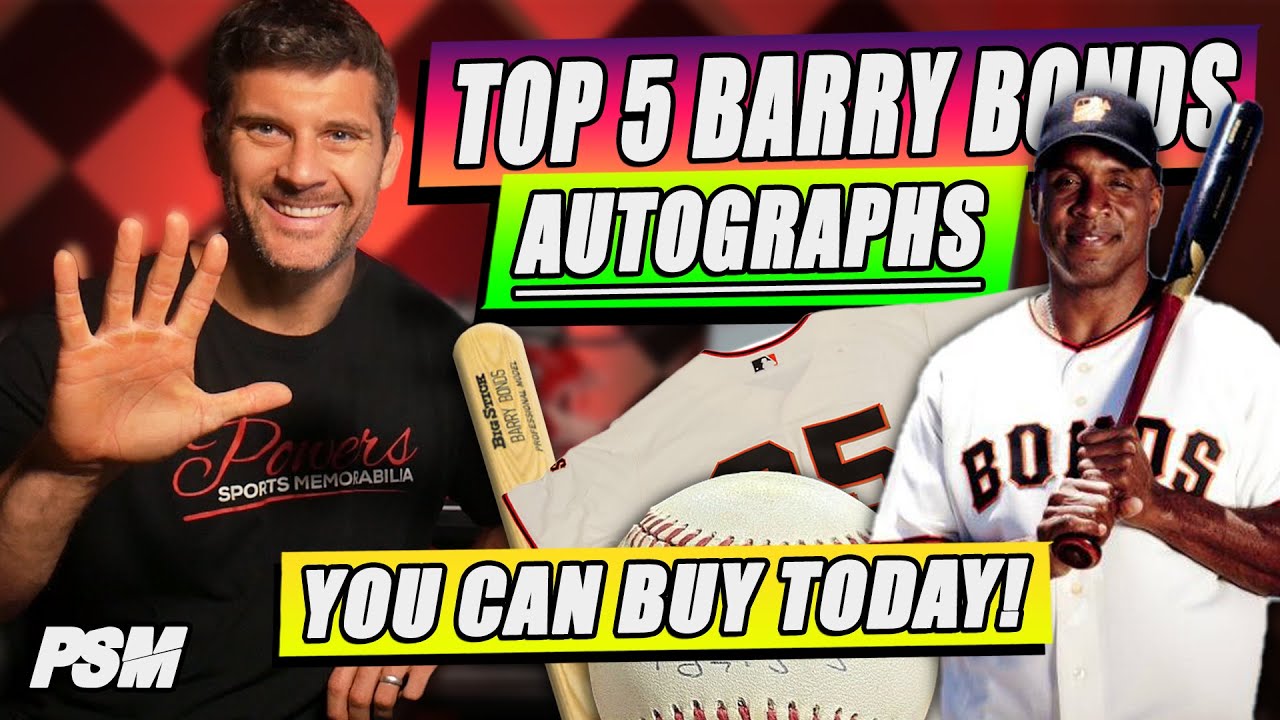 Barry Bonds Signed & Hand Painted Jersey SOLD OUT - Big Time Bats
