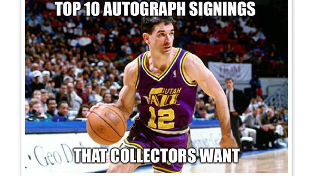 Top 10 Autograph Signings Collectors Want The Powers Sports
