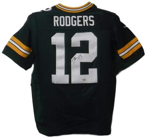 Aaron Rodgers Green Bay Packers Football Memorabilia Jersey