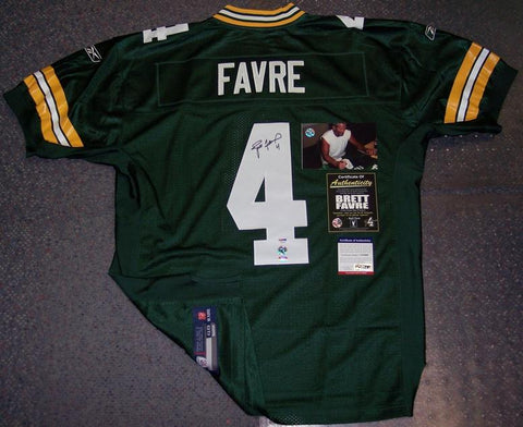 Brett Favre Signed Packers Jersey Sports Memorabilia