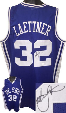 Christian Laettner Autographed Duke Basketball Jersey
