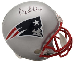 Drew Bledsoe Autographed Sports Memorabilia Patriots Helmet