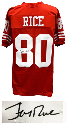 Jerry Rice Signed San Francisco 49ers Sports Memorabilia