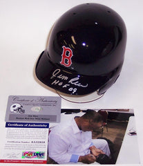 ジム・ライスのサイン入りボストン・レッドソックスのヘルメット