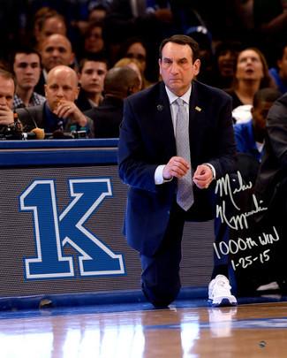 Mike Krzyzewski Autographed Duke Sports Memorabilia
