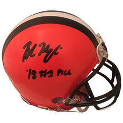 Mini casque signé Baker Mayfield des Cleveland Browns