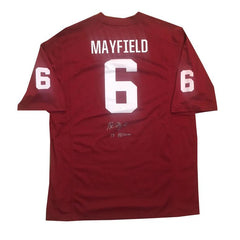 Maillot signé Baker Mayfield des Sooners d'Oklahoma