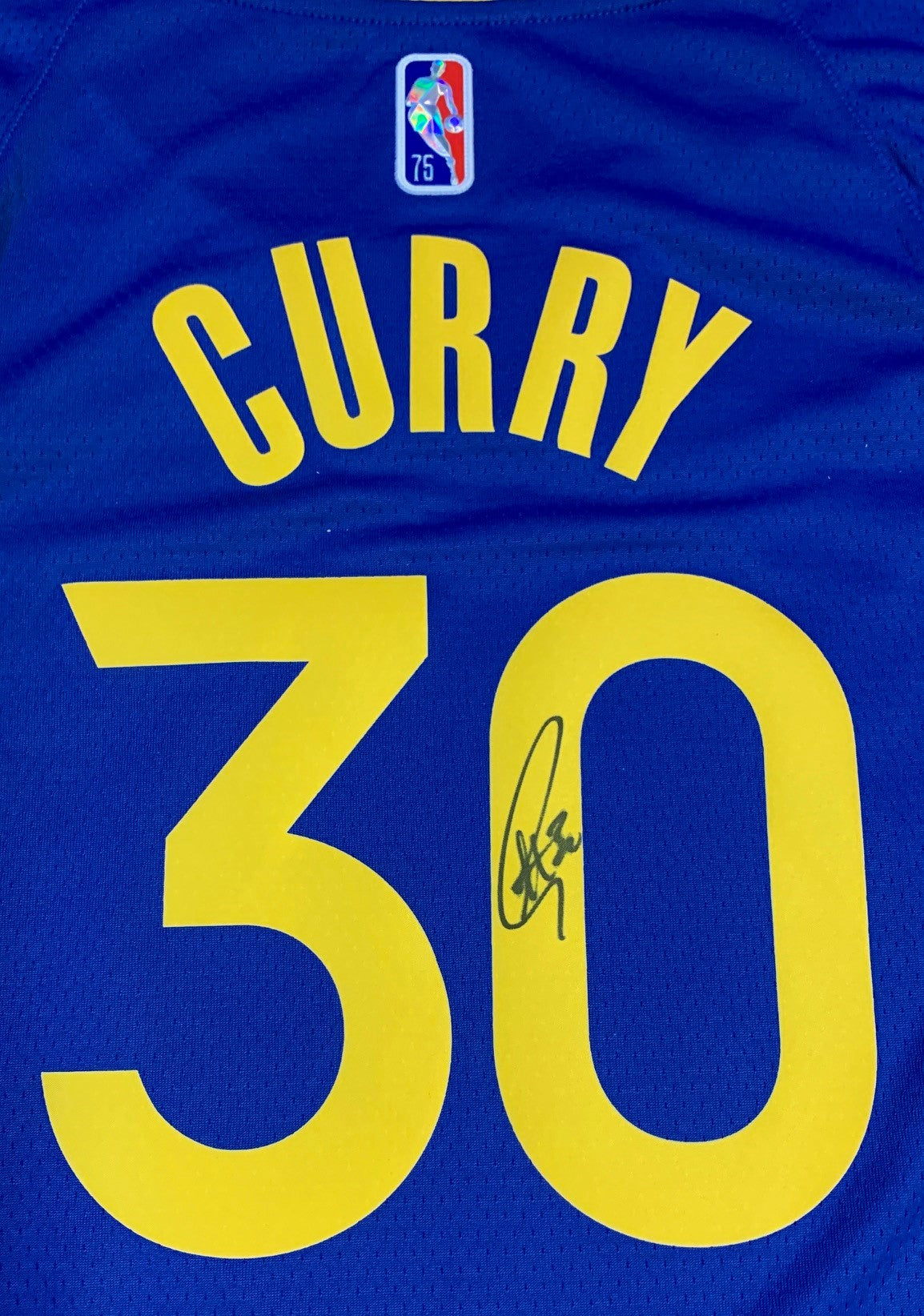 Steph Curry Autographed and Framed White Golden State Jersey Auto Beckett  COA