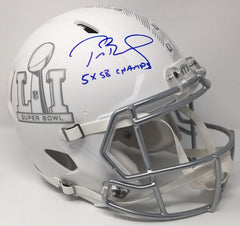 Tom Brady Autographed Helmet